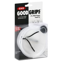 OXO Good Grips 3-Piece Multi-Purpose Funnel Set, White
