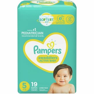 Verouderd Bekwaam Republiek Pampers Swaddlers Pampers Swaddlers Active Baby Diapers Size 5 19 Count |  Wegmans