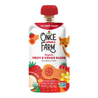 Once Upon a Farm Strawberry Patch Organic Kids Snack Pouch | Wegmans